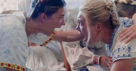Midsommar (2019) Parents Guide and Certifications from around the world. Menu. Movies. ... Sex & Nudity. Prolonged scene (though intercut with another) of a group of nude women chanting/ singing. This scene is classified as a rape scene while the women are chanting behind them. Also, a woman pushes a man's behind to "finish" inside the girl who ...